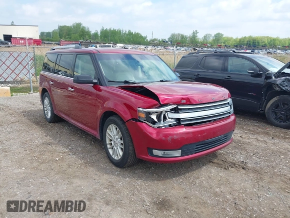 2015 Ford Flex SEL z VIN 2FMGK5C89FBA20824, wystawiony jako IAAI lot #42258527 z przebiegiem 110 020 mil mil oraz . Historia ofert i sprzedaży dostępna na DreamBid. Obrazek 1.