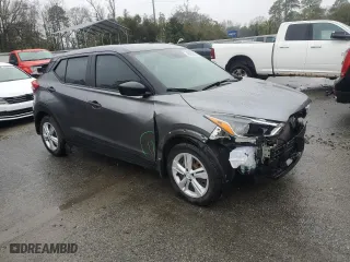 2020 Nissan Kicks S with VIN 3N1CP5BV7LL549350, listed as a Copart auction lot 48362305 with 65,789 mi miles and Salvage Title. Bid and sale history available at carsss.com. Image 4.