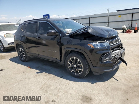 2022 Jeep Compass Latitude с VIN 3C4NJCBB3NT137141, выставлен на аукционе Copart как лот 63345805 с пробегом 54 983 миль миль и Списание • Salvage title. История ставок и продаж доступна на DreamBid. Изображение 4.