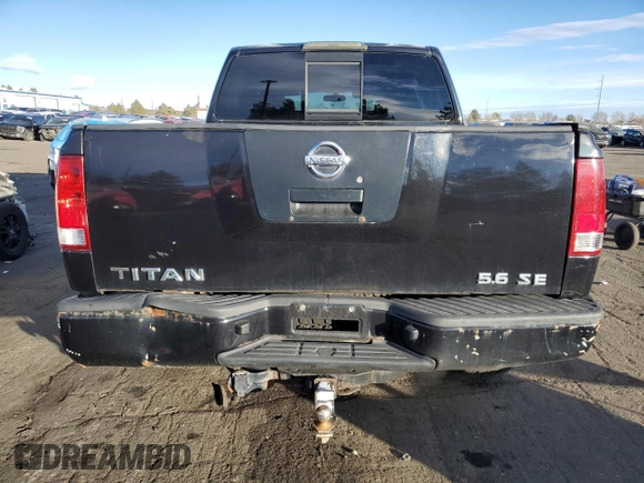 2004 Nissan Titan LE z VIN 1N6AA07B54N521567, wystawiony jako Copart lot #84048554 z przebiegiem 194 997 mil mil oraz Nie do naprawy • Non repairable. Historia ofert i sprzedaży dostępna na DreamBid. Obrazek 6.