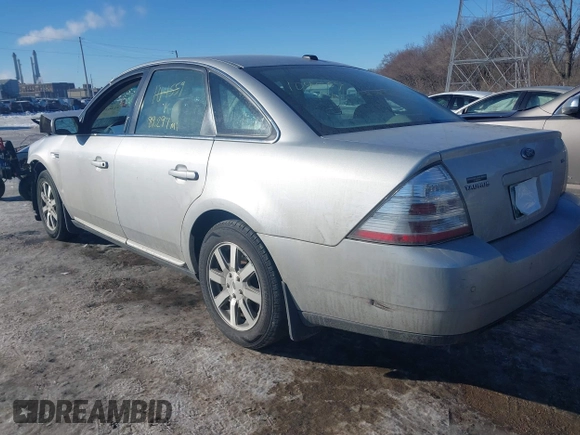 2009 Ford Taurus SEL with VIN 1FAHP24W89G104559, listed as a IAAI auction lot 41363916 with 89,297 mi miles. Bid and sale history available at carsss.com. Image 3.