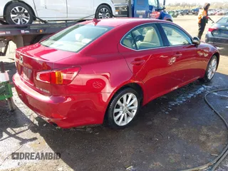 2009 Lexus IS 250 with VIN JTHCK262295031275, listed as a IAAI auction lot 41976845 with 264,375 mi miles and . Bid and sale history available at carsss.com. Image 4.