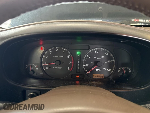 2002 Isuzu Rodeo S with VIN 4S2CK58W124336947, listed as a Copart auction lot 63482935 with 248,008 mi miles and Clean title. Bid and sale history available at DreamBid. Image 8.
