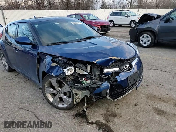 2017 Hyundai Veloster Value Edition with VIN KMHTC6AD0HU320220, listed as a Copart auction lot 85060194 with 115,355 mi miles and Salvage Title. Bid and sale history available at carsss.com. Image 11.