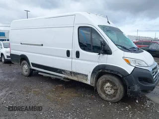 2023 Ram ProMaster Cargo with VIN 3C6MRVJG5PE511969, listed as a IAAI auction lot 40445544 with 220,363 mi miles and . Bid and sale history available at DreamBid. Image 1.