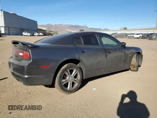 2013 Dodge Charger RT with VIN 2C3CDXDT0DH681586, listed as a Copart auction lot 83339764 with 120,882 mi miles and Salvage Title. Bid and sale history available at carsss.com. Image 3.