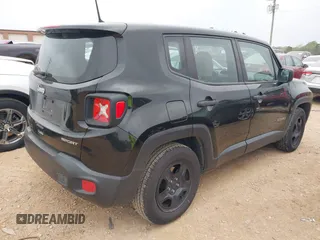 2018 Jeep Renegade Sport with VIN ZACCJAAB9JPG81478, listed as a IAAI auction lot 41952789 with 154,768 mi miles and . Bid and sale history available at DreamBid. Image 4.