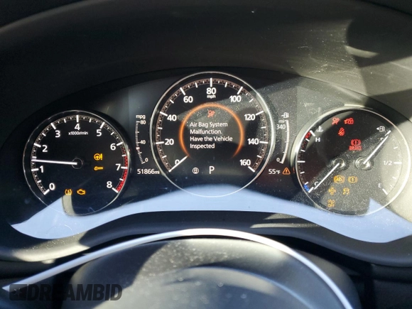 2021 Mazda 3 Select with VIN 3MZBPABLXMM251688, listed as a Copart auction lot 85704604 with 51,866 mi miles and Salvage title. Bid and sale history available at DreamBid. Image 9.