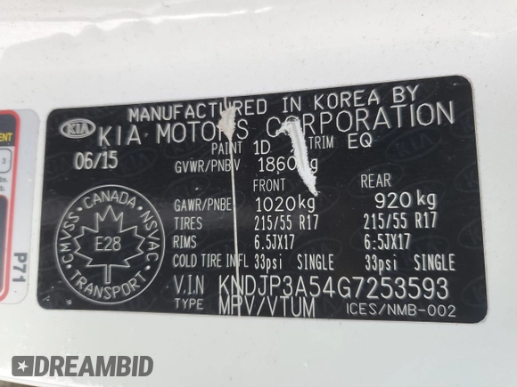2016 Kia Soul + with VIN KNDJP3A54G7253593, listed as a Copart auction lot 89359675 with 201,736 mi miles and Salvage Title. Bid and sale history available at carsss.com. Image 12.