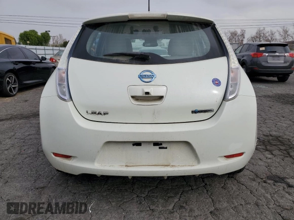 2011 Nissan LEAF SL with VIN JN1AZ0CP1BT003531, listed as a Copart auction lot 45995125 with 32,001 mi miles and Clean Title. Bid and sale history available at carsss.com. Image 6.