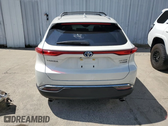 2022 Toyota Venza LE with VIN JTEAAAAH7NJ099621, listed as a Copart auction lot 61415864 with 34,117 mi miles and Salvage Title. Bid and sale history available at carsss.com. Image 6.