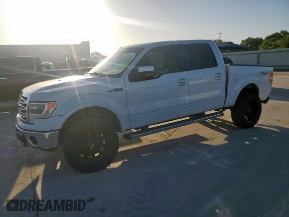 2014 Ford F-150 XL with VIN 1FTFW1EF0EKF18679, listed as a Copart auction lot 60872435 with 128,203 mi miles and Salvage title. Bid and sale history available at DreamBid. Image 1.