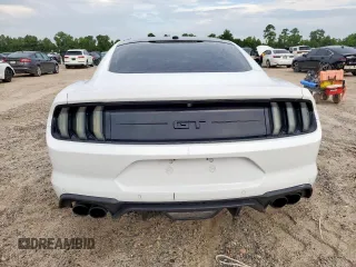 2019 Ford Mustang GT with VIN 1FA6P8CFXK5156823, listed as a Copart auction lot 64092215 with 29,224 mi miles and Salvage title. Bid and sale history available at DreamBid. Image 6.
