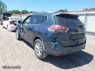 2014 Nissan Rogue SV with VIN 5N1AT2MT4EC813953, listed as a IAAI auction lot 41995738 with 264,064 mi miles. Bid and sale history available at carsss.com. Image 3.