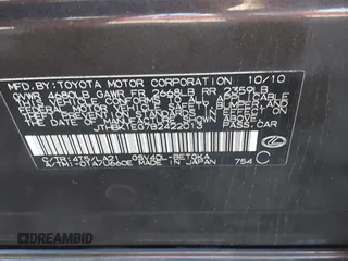 2011 Lexus ES with VIN JTHBK1EG7B2422013, listed as a IAAI auction lot 41823468 with 318,953 mi miles and . Bid and sale history available at carsss.com. Image 9.