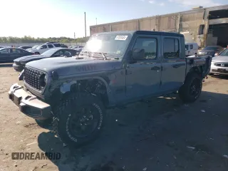 2024 Jeep Gladiator Sport z VIN 1C6HJTAG0RL117318, wystawiony jako Copart lot #67834434 z przebiegiem 2 331 mil mil oraz Szkoda całkowita • Salvage title. Historia ofert i sprzedaży dostępna na DreamBid. Obrazek 1.