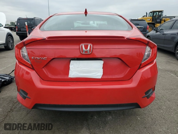 2016 Honda Civic EX-T with VIN 2HGFC1F36GH648281, listed as a Copart auction lot 58599385 with 131,145 mi miles and Salvage title. Bid and sale history available at DreamBid. Image 6.