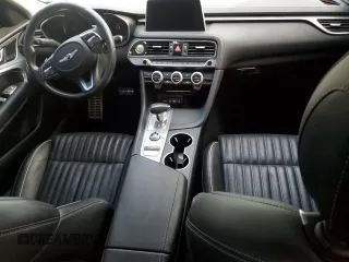 2021 Genesis G70 3.3T with VIN KMTG74LE1MU071782, listed as a Copart auction lot 74787954 with 41,759 mi miles and Non Repairable. Bid and sale history available at carsss.com. Image 8.