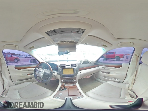 2012 Lexus LS 460 with VIN JTHCL5EFXC5013357, listed as a Copart auction lot 58386915 with 212,034 mi miles and Salvage title. Bid and sale history available at DreamBid. Image 14.