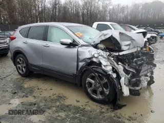 2019 Honda CR-V EX-L with VIN 5J6RW1H86KA041049, listed as a Copart auction lot 84412624 with 0 mi miles and Salvage Title. Bid and sale history available at carsss.com. Image 4.