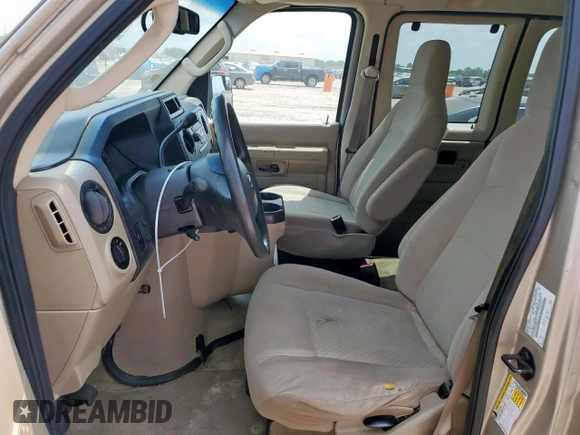 2012 Ford Econoline Passenger XL with VIN 1FBNE3BL3CDA28540, listed as a Copart auction lot 59756185 with 139,130 mi miles and Clean title. Bid and sale history available at DreamBid. Image 7.