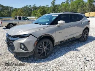 2021 Chevrolet Blazer RS z VIN 3GNKBERSXMS583283, wystawiony jako Copart lot #49978405 z przebiegiem 52 403 mil mil oraz Czysty tytuł • Clean title. Historia ofert i sprzedaży dostępna na DreamBid. Obrazek 1.