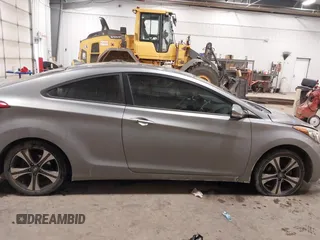 2013 Hyundai Elantra Coupe GS PZEV with VIN KMHDH6AE6DU000893, listed as a IAAI auction lot 41613994 with 94,388 mi miles. Bid and sale history available at carsss.com. Image 14.