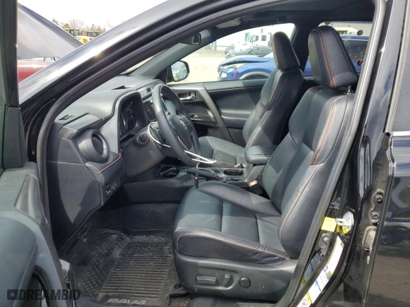 2017 Toyota RAV4 SE with VIN 2T3JFREVXHW657083, listed as a Copart auction lot 49790345 with 83,648 mi miles and Salvage Title. Bid and sale history available at carsss.com. Image 7.