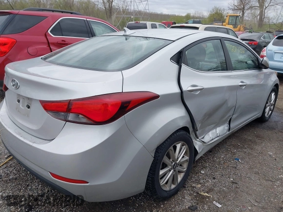 2015 Hyundai Elantra SE with VIN 5NPDH4AEXFH599545, listed as a IAAI auction lot 42017312 with 151,453 mi miles and . Bid and sale history available at DreamBid. Image 6.