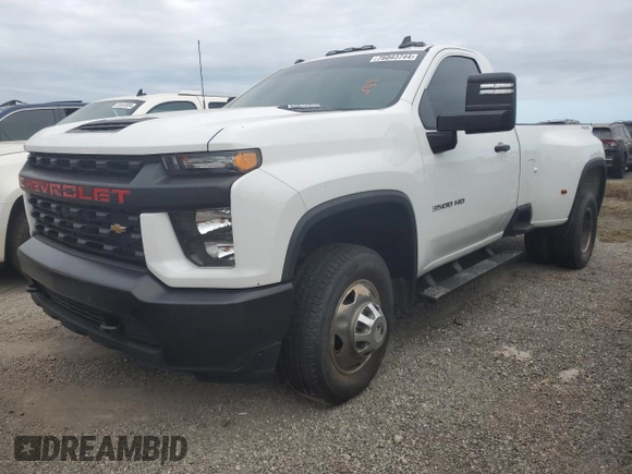 2022 Chevrolet Silverado 3500HD Work Truck with VIN 1GC3YSEY4NF123899, listed as a Copart auction lot 76043744 with 0 mi miles and Salvage Title. Bid and sale history available at carsss.com. Image 1.