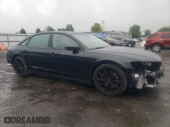 2022 Audi S8 с VIN WAULSAF89NN007255, выставлен на аукционе Copart как лот 57654725 с пробегом 14 904 миль миль и Списание • Salvage title. История ставок и продаж доступна на DreamBid. Изображение 4.