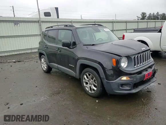 2015 Jeep Renegade Latitude with VIN ZACCJABT6FPC39465, listed as a Copart auction lot 45169835 with 110,209 mi miles and Salvage Title. Bid and sale history available at DreamBid. Image 12.