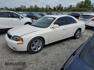 2002 Lincoln LS w/Base Pkg with VIN 1LNHM86S72Y701780, listed as a Copart auction lot 71298514 with 191,814 mi miles and Salvage Title. Bid and sale history available at carsss.com. Image 1.