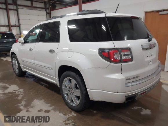 2016 GMC Acadia Denali with VIN 1GKKVTKD0GJ310296, listed as a IAAI auction lot 41837647 with 136,205 mi miles. Bid and sale history available at carsss.com. Image 3.