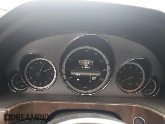 2013 Mercedes-Benz E 350 Luxury with VIN WDDHF5KB0DA719851, listed as a Copart auction lot 46828345 with 114,992 mi miles and Salvage Title. Bid and sale history available at DreamBid. Image 9.