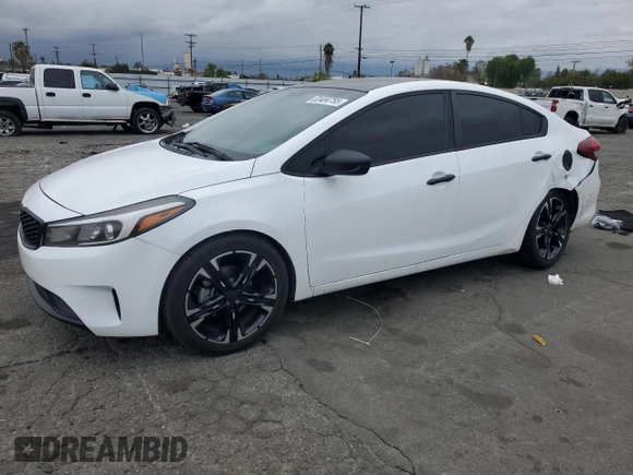 2017 Kia Forte LX with VIN 3KPFK4A72HE096420, listed as a Copart auction lot 53404755 with 164,743 mi miles and Salvage Title. Bid and sale history available at carsss.com. Image 1.