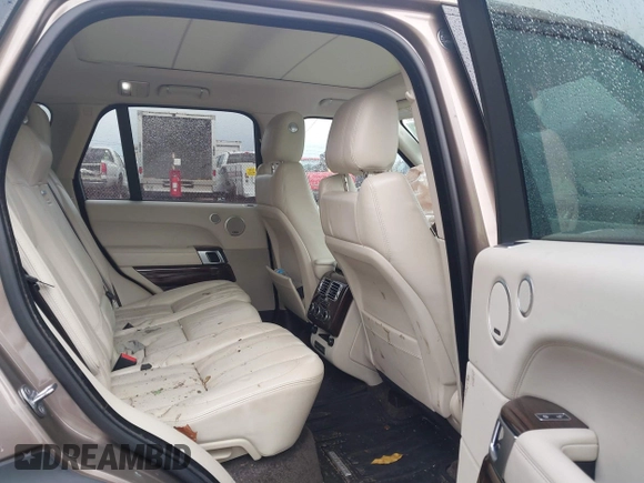2015 Land Rover Range Rover HSE z VIN SALGS2VF4FA220237, wystawiony jako IAAI lot #41087301 z przebiegiem 110 309 mil mil oraz . Historia ofert i sprzedaży dostępna na DreamBid. Obrazek 8.