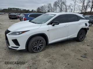 2021 Lexus RX 350 F Sport with VIN 2T2SZMDA6MC291491, listed as a Copart auction lot 47414815 with 54,603 mi miles and Salvage Title. Bid and sale history available at DreamBid. Image 1.