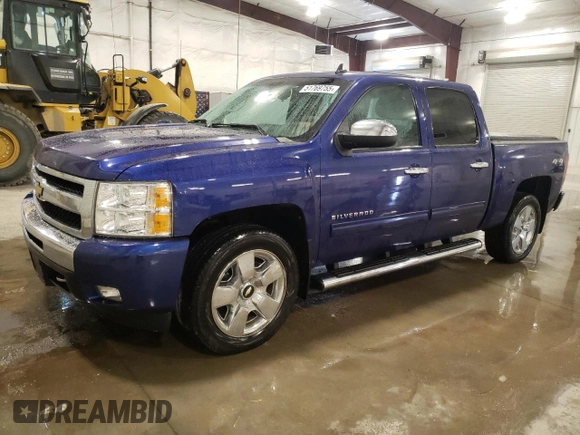 2010 Chevrolet Silverado 1500 LT with VIN 3GCRKSE39AG264945, listed as a Copart auction lot 51769755 with 143,845 mi miles and Salvage Title. Bid and sale history available at DreamBid. Image 1.