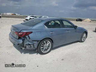 2019 Infiniti Q50 3.0t LUXE with VIN JN1EV7AP6KM519371, listed as a Copart auction lot 47088775 with 44,076 mi miles and Salvage Title. Bid and sale history available at carsss.com. Image 3.