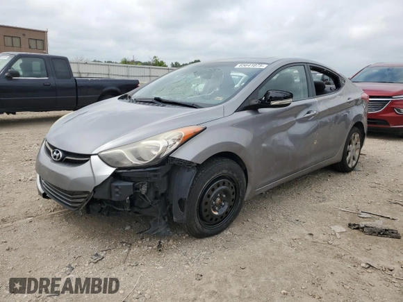 2012 Hyundai Elantra Limited with VIN KMHDH4AE3CU277052, listed as a Copart auction lot 65641075 with 286,209 mi miles and Clean title. Bid and sale history available at DreamBid. Image 1.