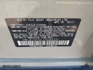 2017 Subaru Crosstrek Premium with VIN JF2GPADC7HH249320, listed as a IAAI auction lot 41751231 with 85,935 mi miles. Bid and sale history available at carsss.com. Image 9.