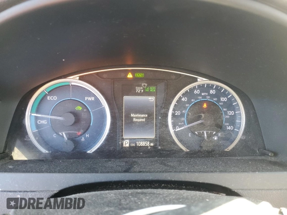2017 Toyota Camry Hybrid LE with VIN 4T1BD1FK4HU207292, listed as a Copart auction lot 45238735 with 108,858 mi miles and Salvage Title. Bid and sale history available at carsss.com. Image 9.