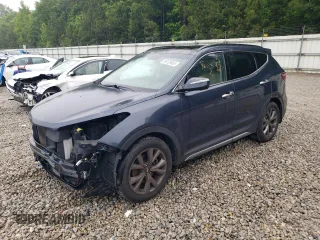 2017 Hyundai Santa Fe Ultimate with VIN 5XYZW4LA2HG497432, listed as a Copart auction lot 58129535 with 78,866 mi miles and Salvage title. Bid and sale history available at DreamBid. Image 1.
