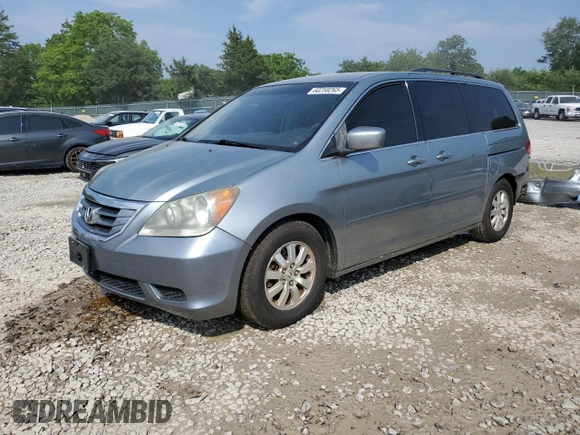 2010 Honda Odyssey EX with VIN 5FNRL3H48AB086975, listed as a Copart auction lot 60258265 with 184,344 mi miles and Salvage title. Bid and sale history available at DreamBid. Image 1.