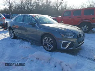 2021 Audi A4 S line Premium with VIN WAUDAAF4XMA042607, listed as a IAAI auction lot 41410399 with 65,287 mi miles and . Bid and sale history available at DreamBid. Image 1.