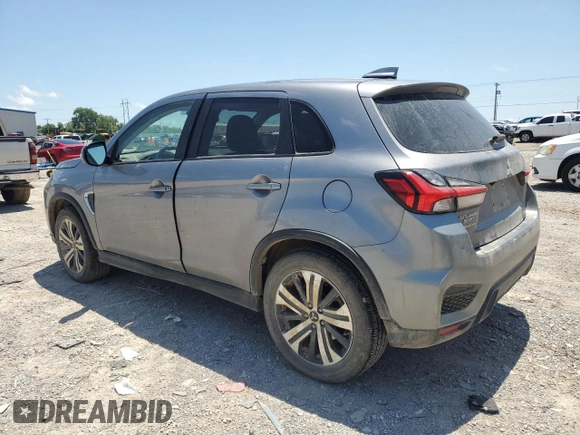 2020 Mitsubishi Outlander ES with VIN JA4AR3AU8LU022008, listed as a Copart auction lot 59405605 with 125,061 mi miles and Salvage title. Bid and sale history available at DreamBid. Image 2.