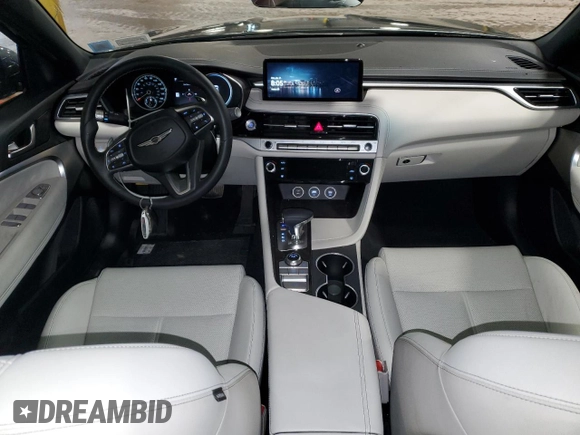 2024 Genesis G70 2.5T with VIN KMTG34SC4RU143030, listed as a Copart auction lot 53816695 with 20,631 mi miles and Clean title. Bid and sale history available at DreamBid. Image 8.