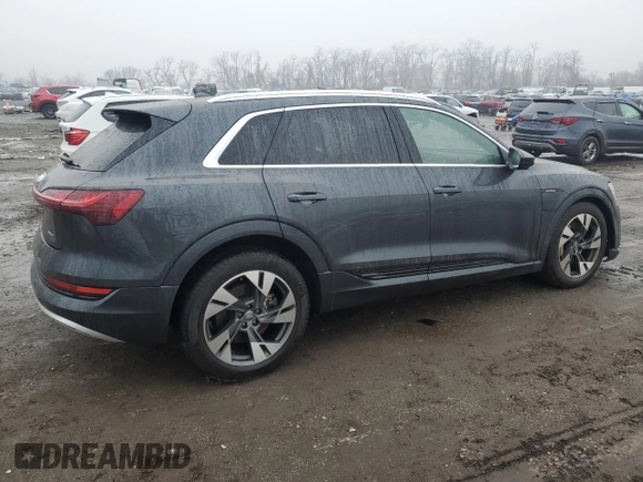 2021 Audi e-tron Prestige with VIN WA1VAAGE8MB004876, listed as a Copart auction lot 39530204 with 29,405 mi miles and . Bid and sale history available at DreamBid. Image 3.