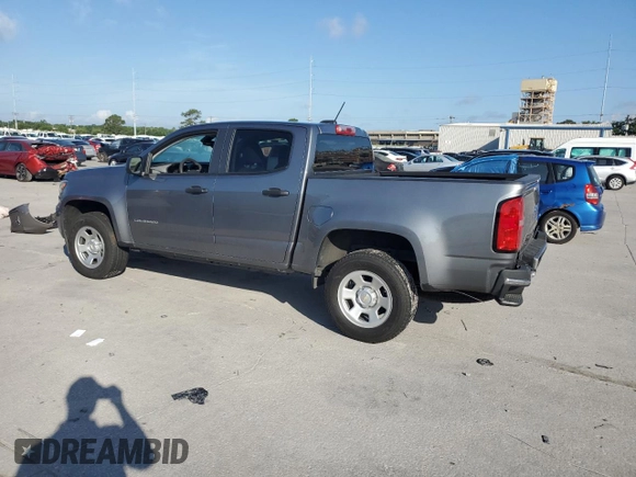 2021 Chevrolet Colorado 2WD Work Truck with VIN 1GCGSBEN6M1111936, listed as a Copart auction lot 56845975 with 38,244 mi miles and Clean title. Bid and sale history available at DreamBid. Image 2.